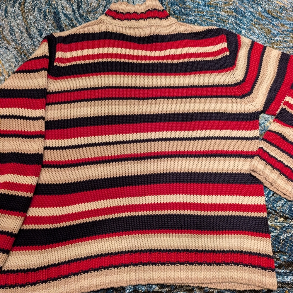 Northern Reflections Striped Knit Sweater